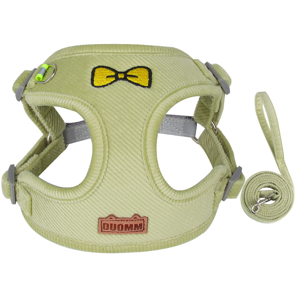 Reflective Chest Harness with bow design