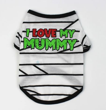Funny Halloween T-Shirt for small Dogs