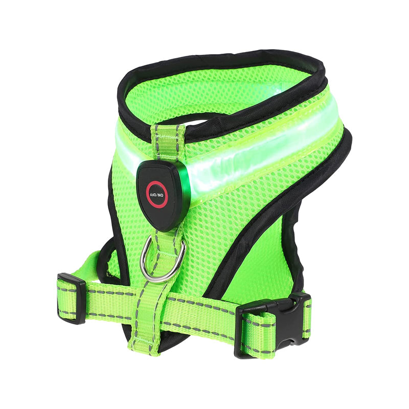 Rechargeable LED Dog Harness
