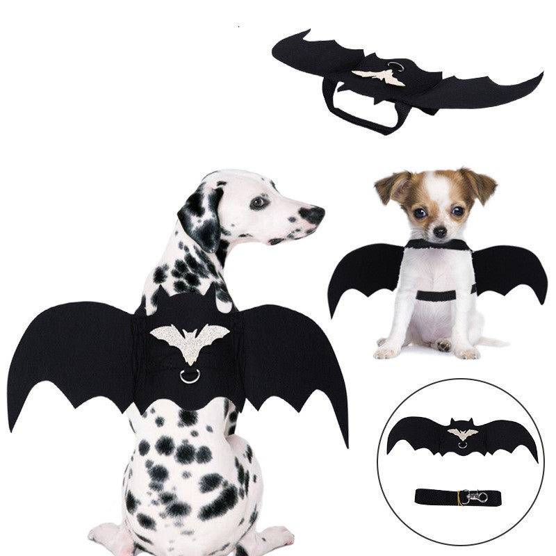 Halloween pet bat wings