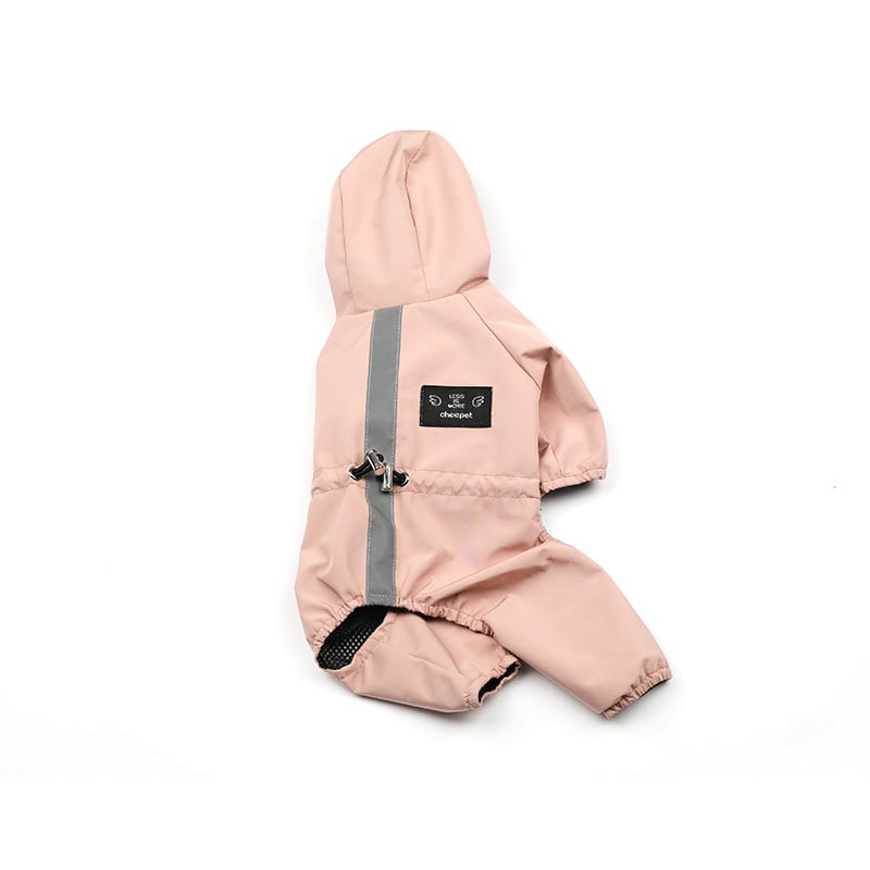All in one Waterproof Hooded Raincoat for Dogs