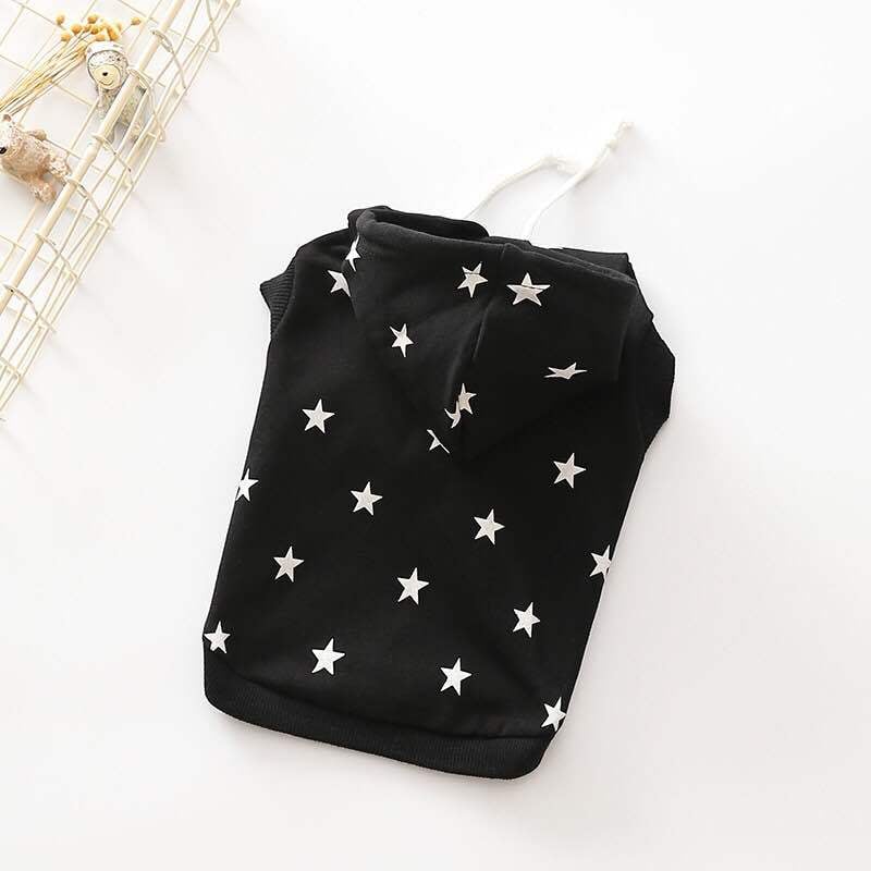 Printed Hooded Sweater for Small and Medium Dogs