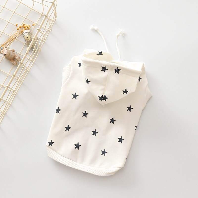 Printed Hooded Sweater for Small and Medium Dogs