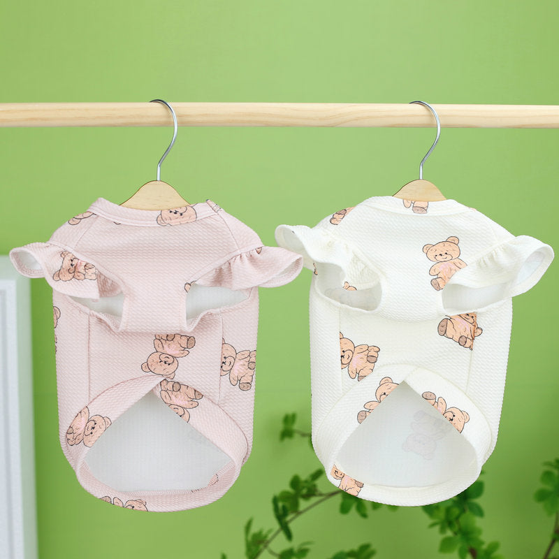 Brown Bear T-shirt with Leash Attachment