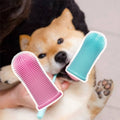 Soft Silicone Pet Finger Toothbrush with Storage Case