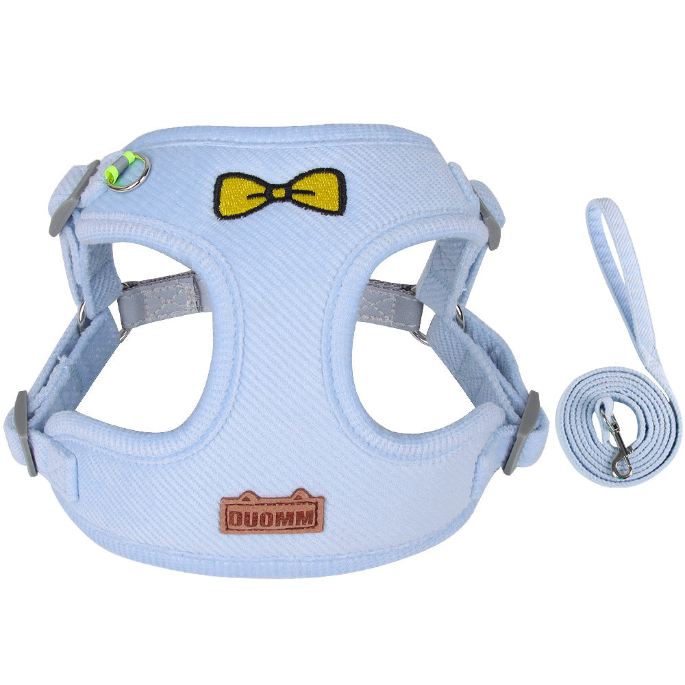 Reflective Chest Harness with bow design