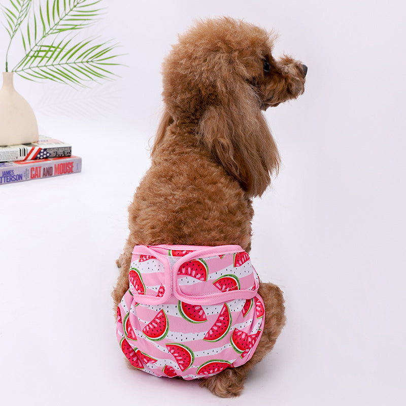 Tropical Fruit sanitary pants