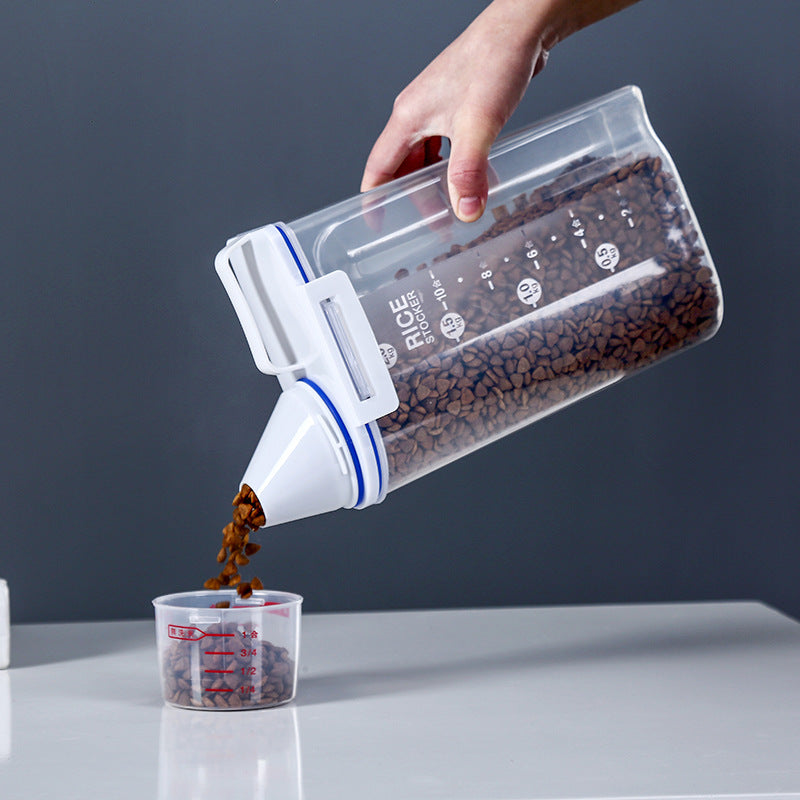 Dog food storage container