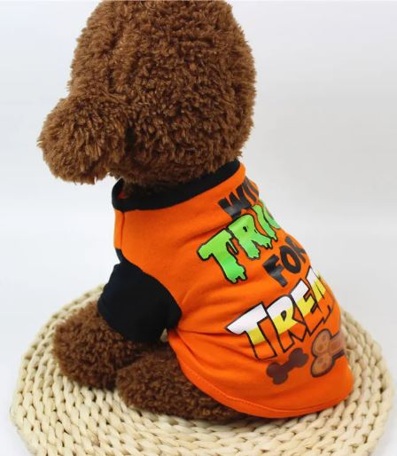 Funny Halloween T-Shirt for small Dogs