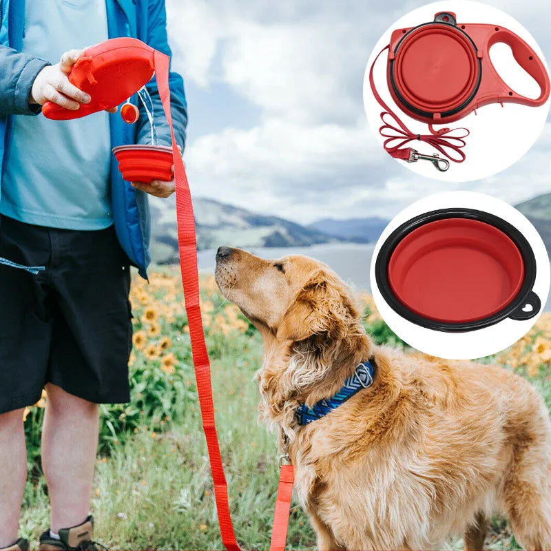 3-in-1 Water Bottle With Leash