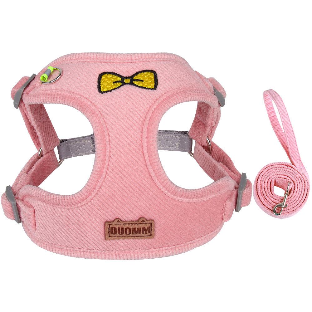Reflective Chest Harness with bow design