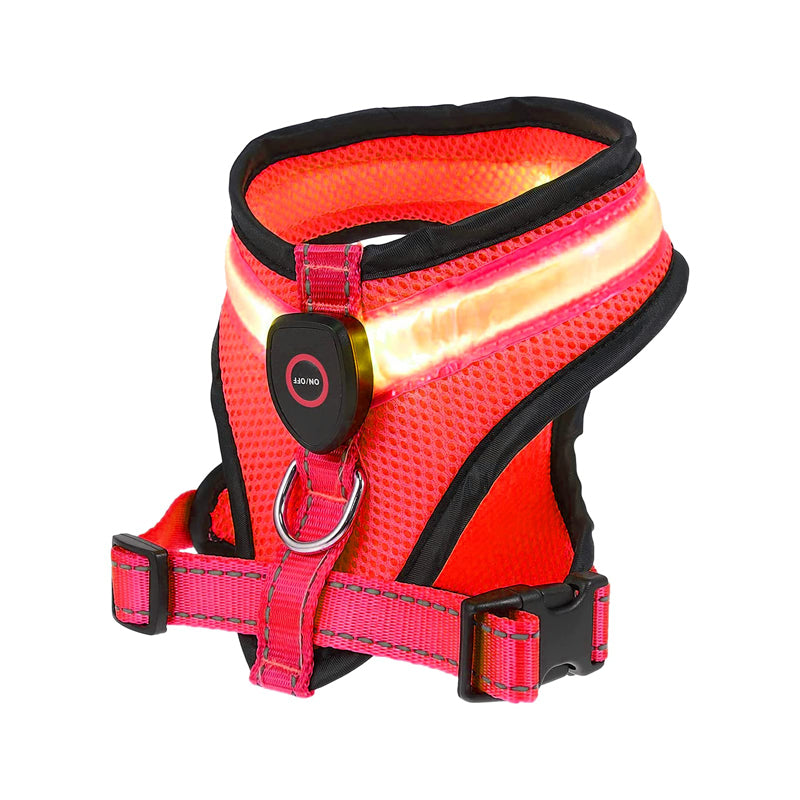 Rechargeable LED Dog Harness